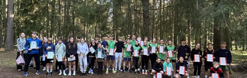 2024-2025 m.m. Šilalės rajono mokyklų žaidynių kroso estafečių varžybos