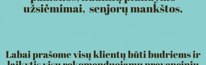 Dėmesio!!!