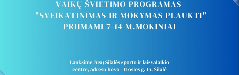 Kviečiame registruotis! 