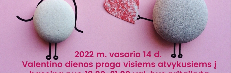 Šilalės sporto ir laisvalaikio centras Valentino dienos proga visiems atvykusiems nuo 18.00-21.00 val. pritaikys 10% nuolaidą!!