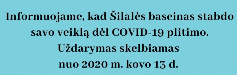 Uždaromas baseinas!