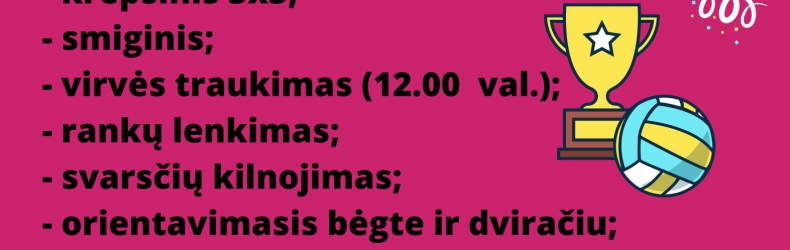 XIV- ųjų seniūnijų žaidynių programa