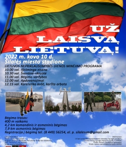 UŽ LAISVĄ LIETUVĄ