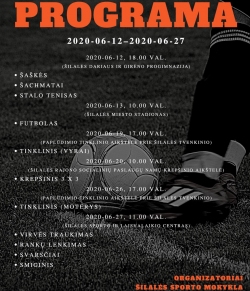 2020 m. Šilalės rajono savivaldybės XIII-osios seniūnijų sporto žaidynės