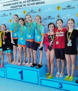 2025-04-11 d. Šilalės sporto mokyklos plaukikai dalyvavo plaukimo varžybose Šiauliuose - Vaikų plaukimo fiesta 2025