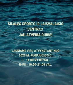 Baseino darbo laikas!