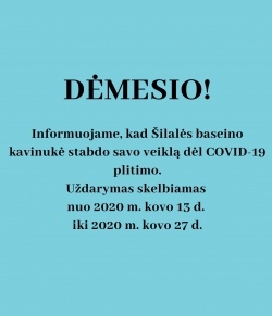 Baseino kavinukė uždaroma!