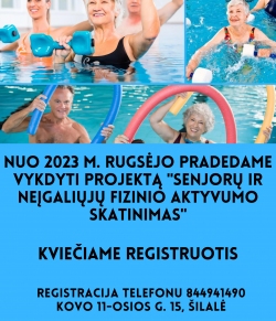 Dėmesio senjorai!
