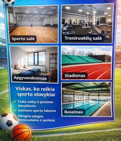Nuotrauka Erdvės sporto stovykloms