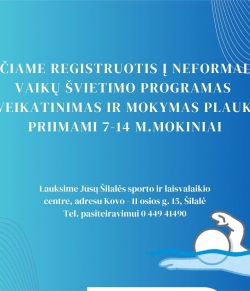 Nuotrauka Kviečiame registruotis! 
