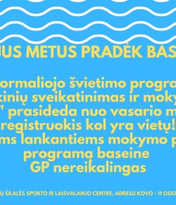 Naujus metus pradėk baseine!