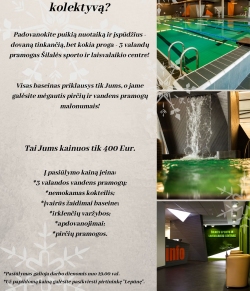 Nustebinkite savo darbo kolektyvą!!!