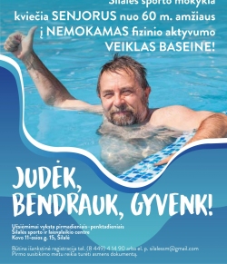 Paskutinė galimybė sudalyvauti senjorų ir neįgaliųjų fizinio aktyvumo projekte!