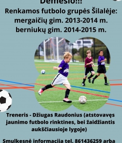 Renkamos futbolo grupės !!!