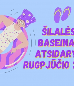 Šilalės baseinas atsidarys rugpjūčio 21 dieną