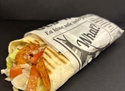 Tortilija su vištiena ir daržovėmis/Tortilla with chicken and vegetables (400 kcal)