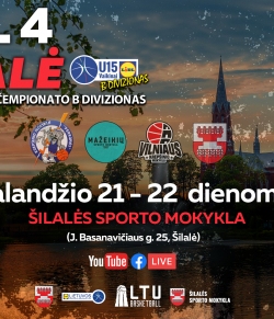 U15 vaikinų B diviziono finalinės varžybos