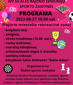 XIV- ųjų seniūnijų žaidynių programa